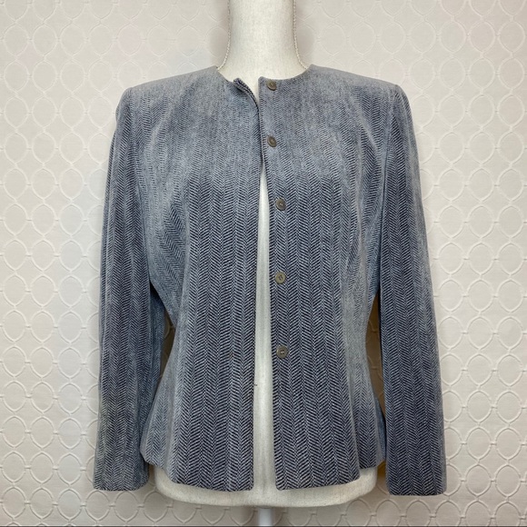 Ann Taylor Jackets & Blazers - Ann Taylor Petites Baby Blue Blazer Size 10P